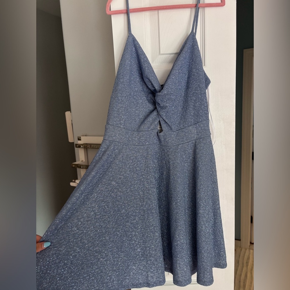 Windsor Blue Mini Dress
